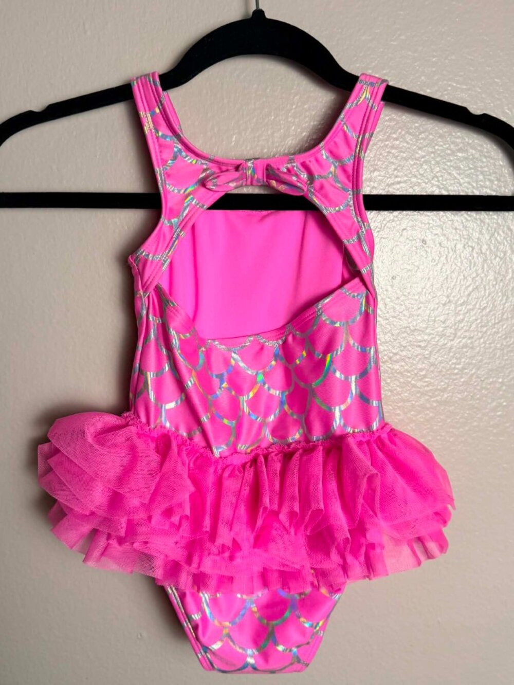 Cat & Jack Pink Mermaid Tutu Swimsuit - Picture 2 of 3